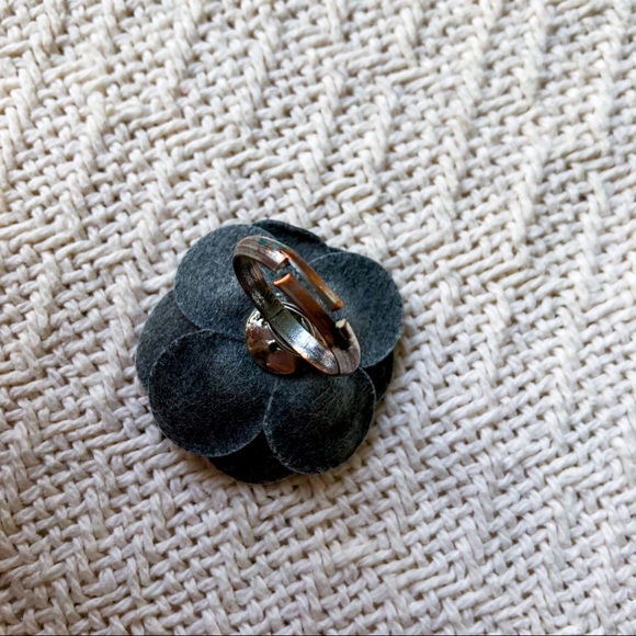 Faux Leather Rose Ring - Picture 8 of 8